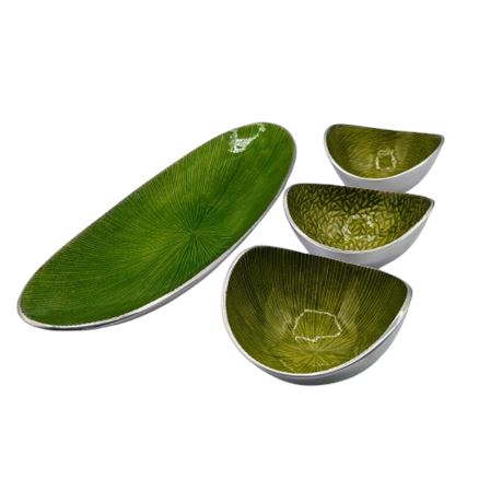 Metal & Glass Serving Dishes