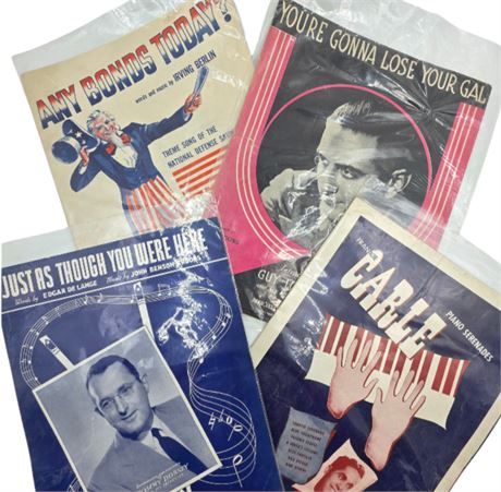 WW II Era Piano Sheet Music - Irving Berlin