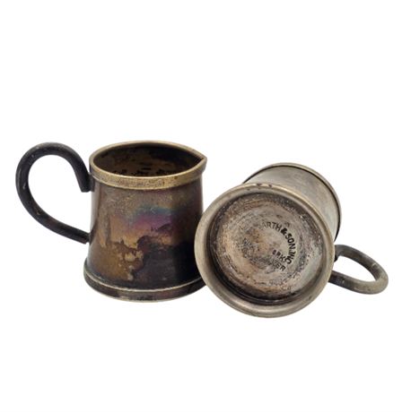 L. Barth & Son, Nickel Silver Miniature Creamers