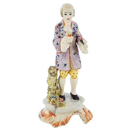 Unsigned Vintage Gentleman Porcelain Figurine