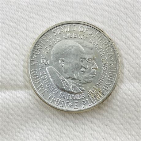 BU 1951-D George Washington Carver Half Dollar