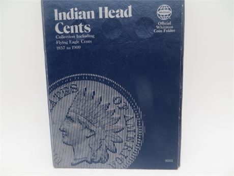 Indian Head Cents Book w/a Few Indian Head Cents