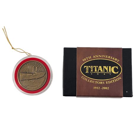 Collectors Edition Titanic Coal / Titanic Ship of Dream Bronze Medallion