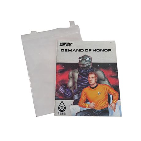 Star Trek, "Demand of Honor" Role Playing Game Book