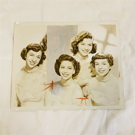 Demarco Sisters Original Press Photo