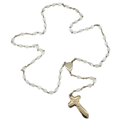 Vintage Modernist "Totus Tuus" Rosary