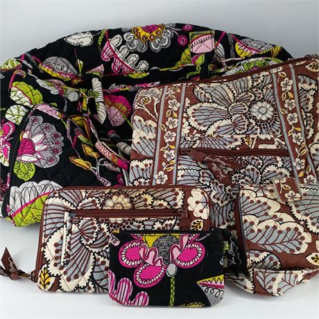 Vera Bradley Quilted Bag & Accessories Lot – Assorted Patterns