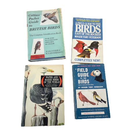 Bird Field Guide Book Lot