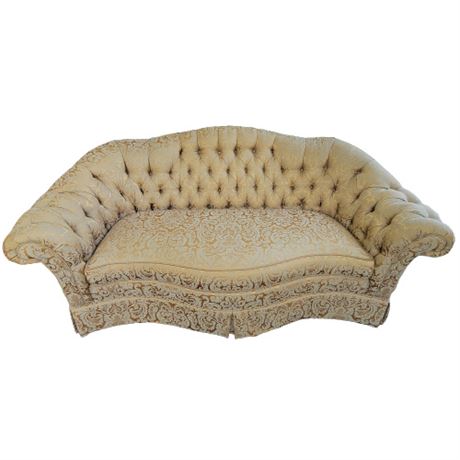 Century Furniture "Montego" Tufted Roll Arm Sofa