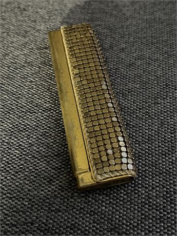 Gold Mesh comb and holder