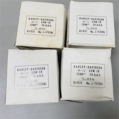 4 NOS Harley Davidson 1200cc Pistons