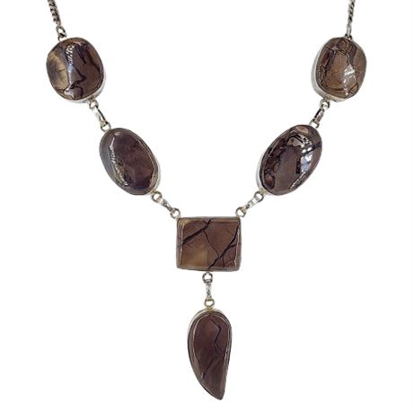 Natural Jasper Gemstone Necklace