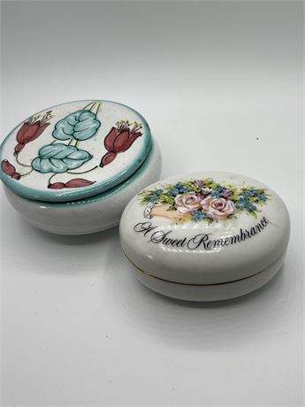 Collectibles trinket box lot