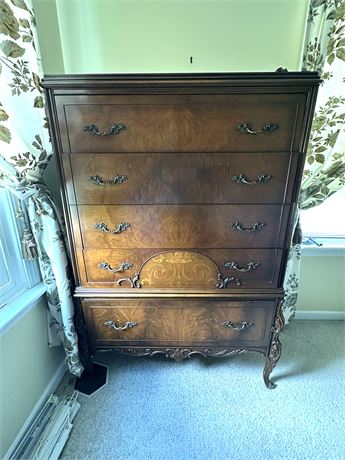 Antique Dresser with Inlay
