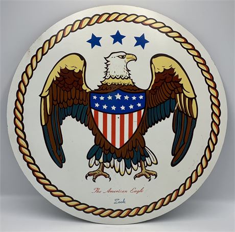 Large 15 3/4” The American Eagle Wall Medallion