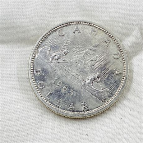 BU 1965 Canada Silver Dollar