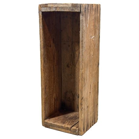 Vintage Primitive Wooden Crate