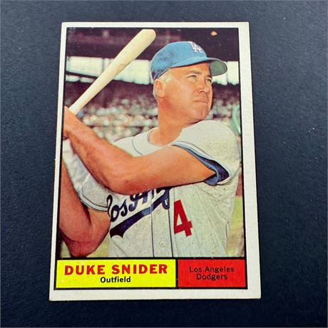 1961 Topps Duke Snider #443