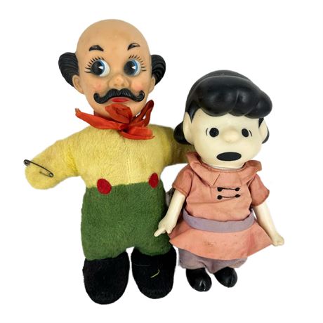 Pair of Vintage Dolls including Lucy & Grandpa Kewpie