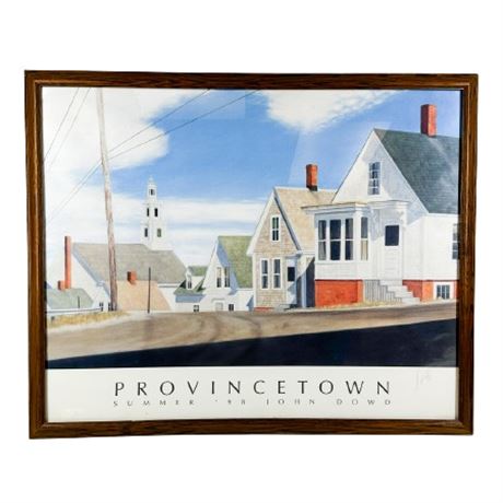 John Dowd "Provincetown" Summer '98 Art Print, Signed