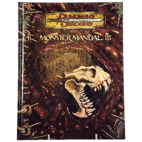 Dungeons & Dragons "Monster Manual III"