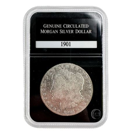 Circulated 1901-O Morgan Silver Dollar