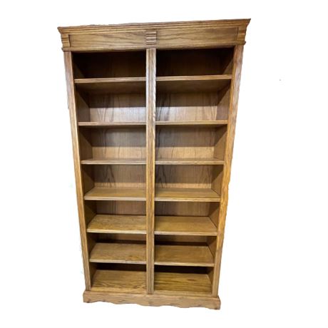 Modern Wooden Double Book Shelf