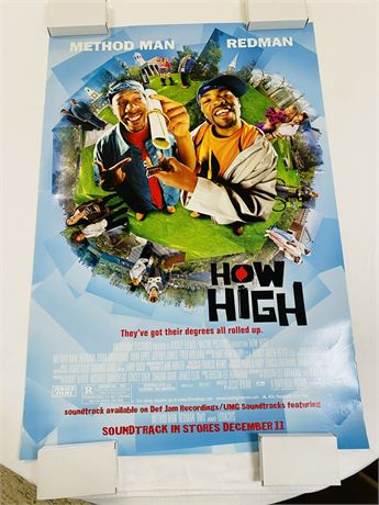 How High Original DS 27x40 Movie Poster - Rolled