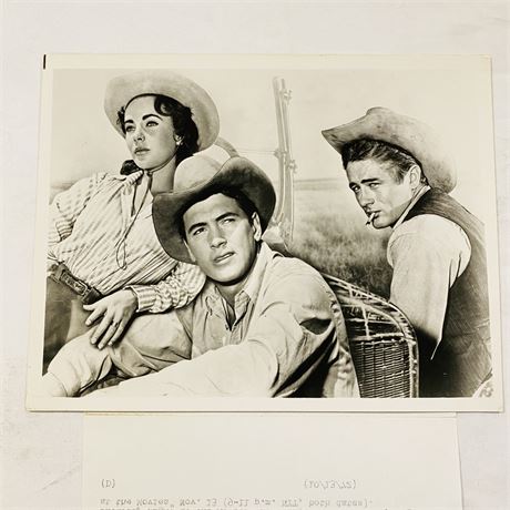 RARE James Dean The Giant Original Press Photo