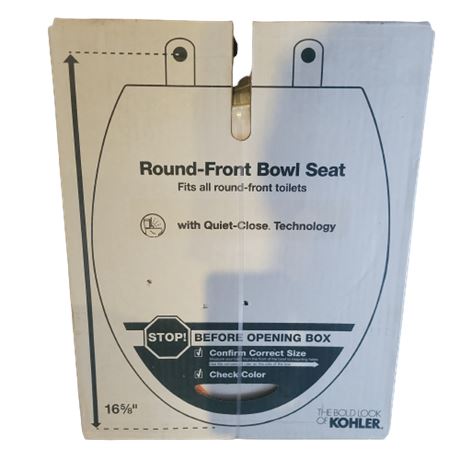 Kohler Round-Front Bowl Toilet Seat