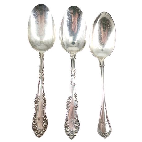 Silver Spoons, Lot of 3, 52g