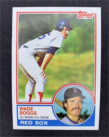 1983 TOPPS 498 Wade Boggs Red Sox Baseball Card