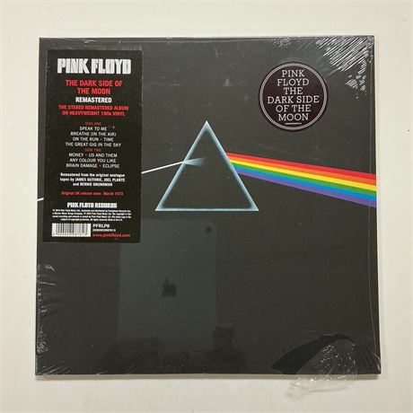 Pink Floyd Dark Side of the Moon Sealed Vinyl Record