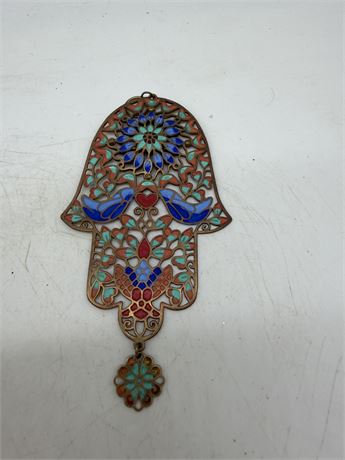 Metal Love Birds Wall Hanging by Orit Grader