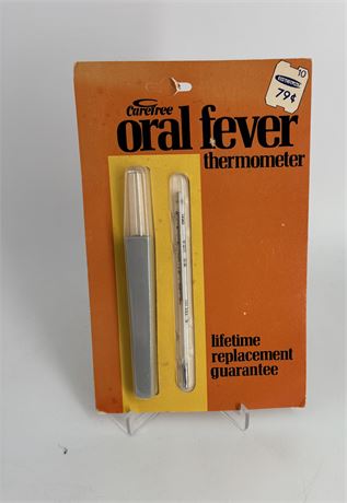 Vintage Carefree Oral Fever Thermometer