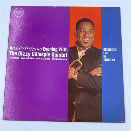 Dizzy Gillespie Live in Concert Vinyl Record
