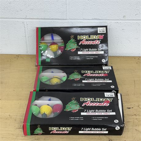 Holiday Accents Bubble Lights