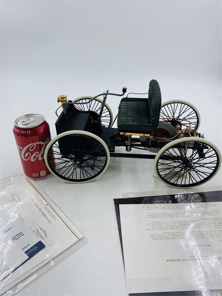 Great Lakes VNTG - RARE 1:6 Franklin Mint 1896 Ford Quadricycle