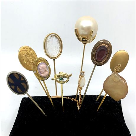 Vintage Jewelry Lot- Stickpins / Stick Pins