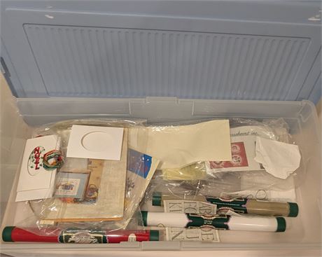 Large Lot Cross Stitch Items  - New coaster kits, ornament kits, etc.