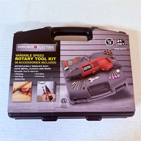 Chicago Electric Rotary Tool Kit