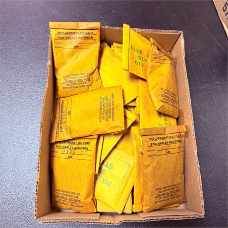 Thousands of NOS Harley Davidson Bearings