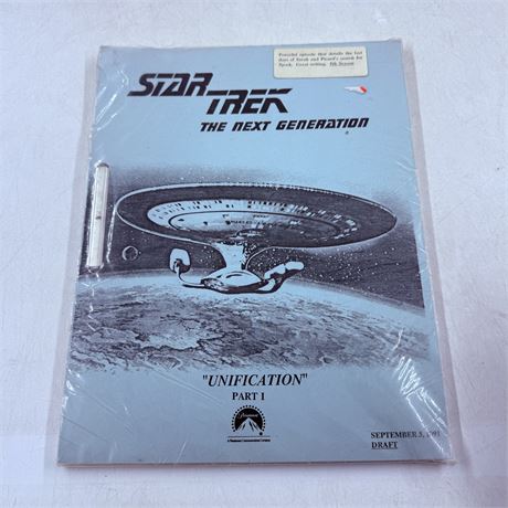 Star Trek TNG ‘Unification’  Script