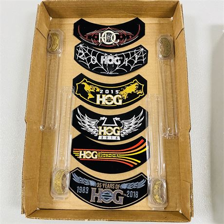 Harley Davidson Pins + Patches