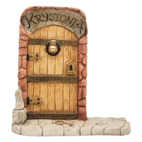 Vintage Gateway to Krystonia Figurine w/ Crystal Ball