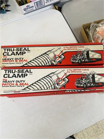10 NOS Exhaust Clamps