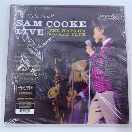 Sealed Sam Cooke At The Harlem Square Club Audiophile Vinyl Record