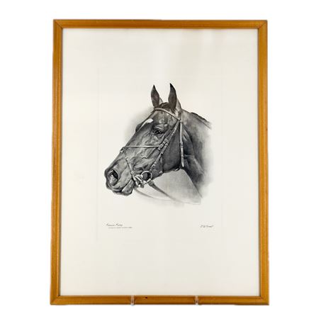 Vintage C.W. Ernst "Kauai King" Kentucky Derby Winner Print