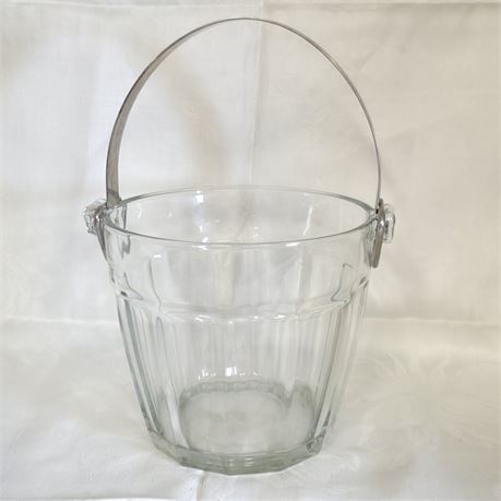MCM Glass Ice Bucket