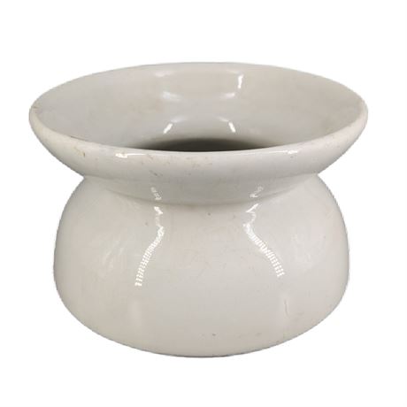 Hall Pottery Cuspidor White